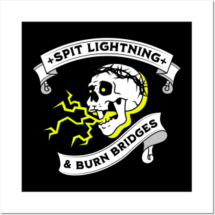 Spit Lightning Posters and Art